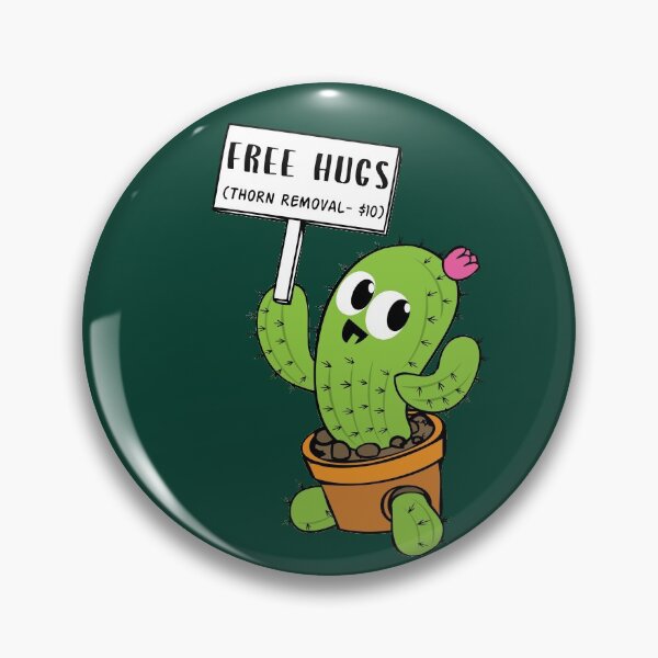 Item preview, Free Hugs cactus designed and sold by EmerSimpson.