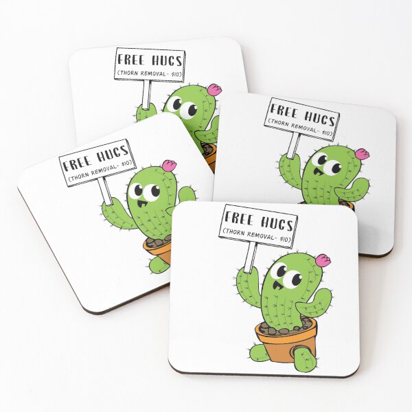Item preview, Free Hugs cactus designed and sold by EmerSimpson.