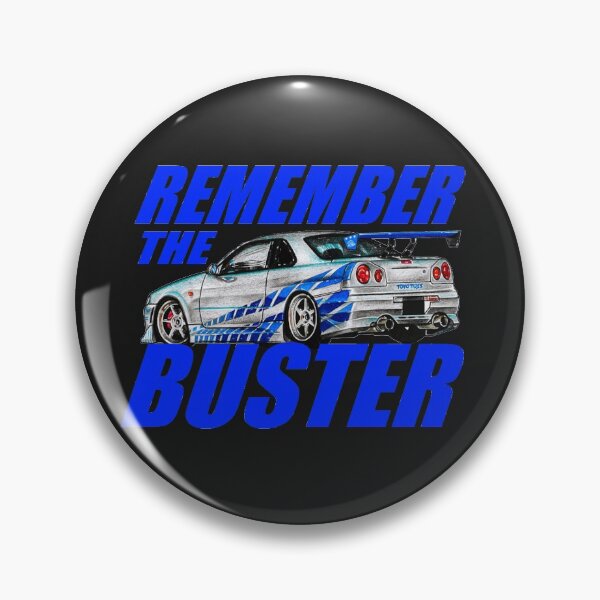 Item preview, Remember The Buster R34 Skyline  designed and sold by NerdCulture.