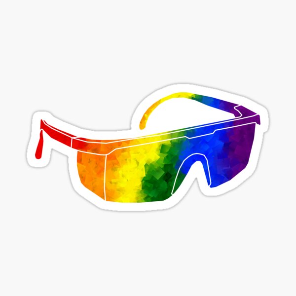 Item preview, Rainbow Safety Glasses designed and sold by moietymouse.