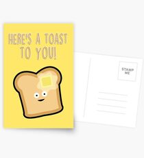 Here's a toast to you Postcards