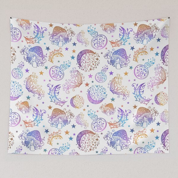 Item preview, Mystical Magic Wicca Fairytale Halloween Pattern designed and sold by Gsallicat.