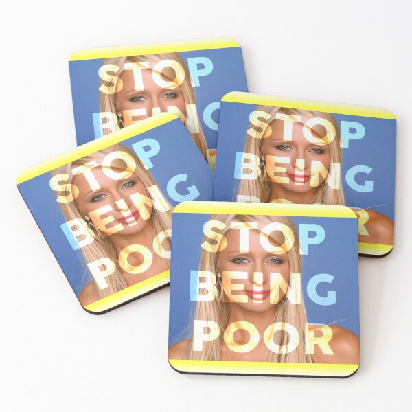 Item preview, stop being poor aesthetic art  designed and sold by Ilustra Club.