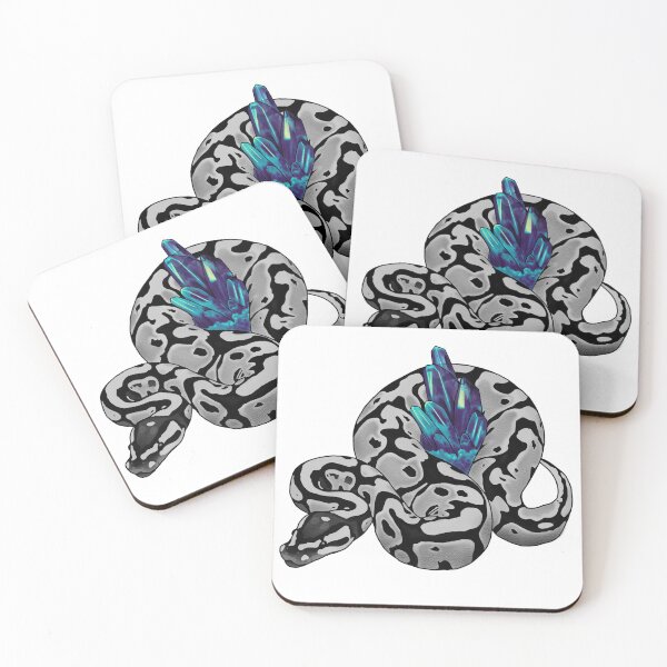 Item preview, Snake and crystals designed and sold by Eversonarts.