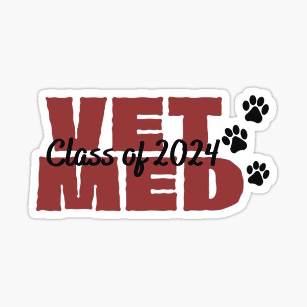 VET MED 2024 Sticker For Sale By SupportDVM2024 Redbubble   St,small,507x507 Pad,600x600,f8f8f8 