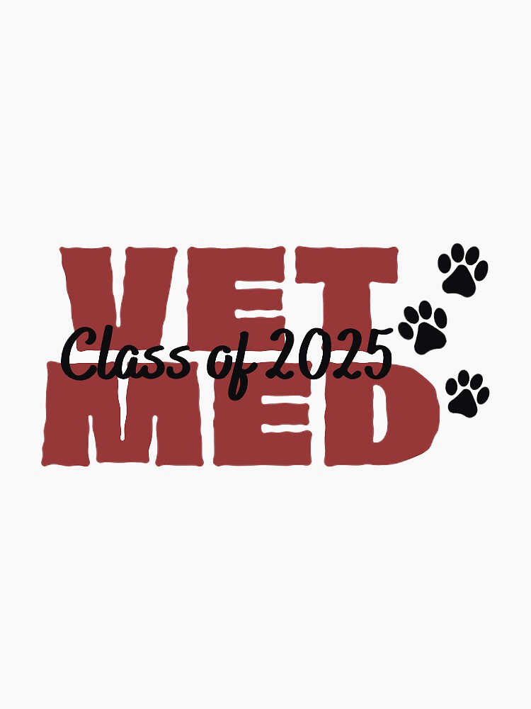 "VET MED 2025" Sticker for Sale by SupportDVM2024 Redbubble