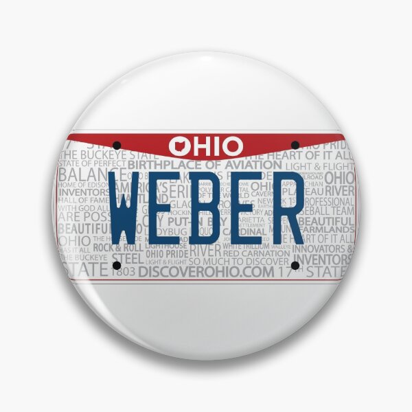 Item preview, Ohio State Custom Weber Vanity License Plate designed and sold by Zavod44.