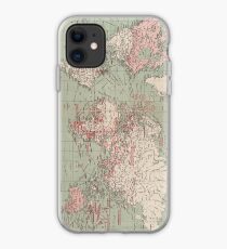 Vintage Map of The World (1918) iPhone Case