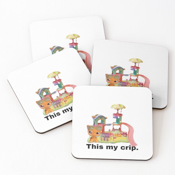 Item preview, Littlest pet shop this my crip cat kitten lps meme designed and sold by dyslsexyia.