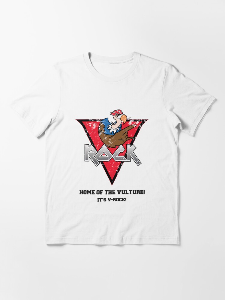 Vrock HOME OF THE VULTURE! IT'S V-ROCK! t shirt mockup Vrock HOME OF THE VULTURE! IT'S V-ROCK! t shirt mockup