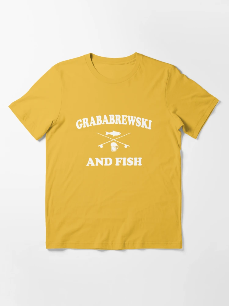 Grab A Brewski and Fish T-Shirt XL / Red Sand