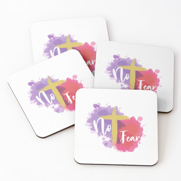 Item preview, No fear Christian Cross faith based designed and sold by WillowandCrate.