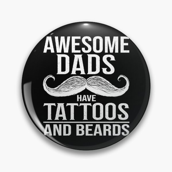 Item preview, Awesome Dads Have Tattoos And Beards designed and sold by infleims.