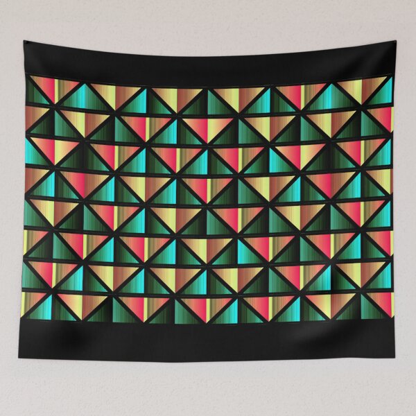 Item preview, Emerald triangles designed and sold by EricaErmin.