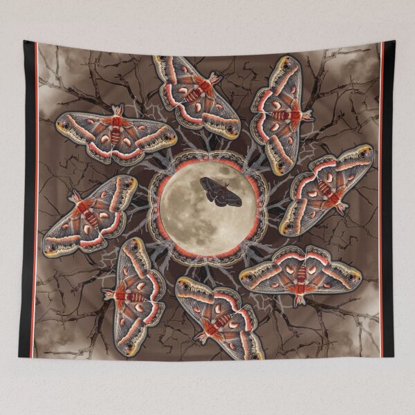 Item preview, Cecropia Moth Mandala designed and sold by Shannon McCarthy.