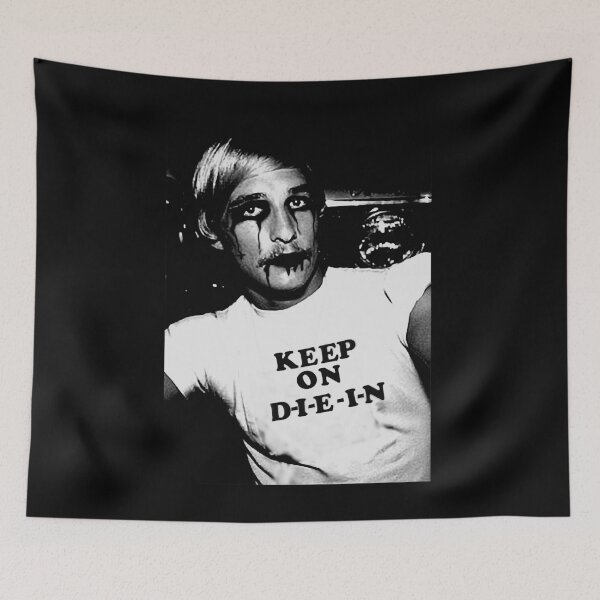 Item preview, Black Metal Mathew Mcconnaughay Dazed and Confused alright Design Halloween Christmas designed and sold by DazedconfusedHT.