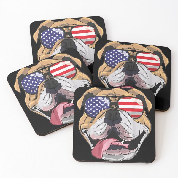 Item preview, English Bulldog 4th Of July American Sunglasses USA Boys Men designed and sold by patriciaa12.