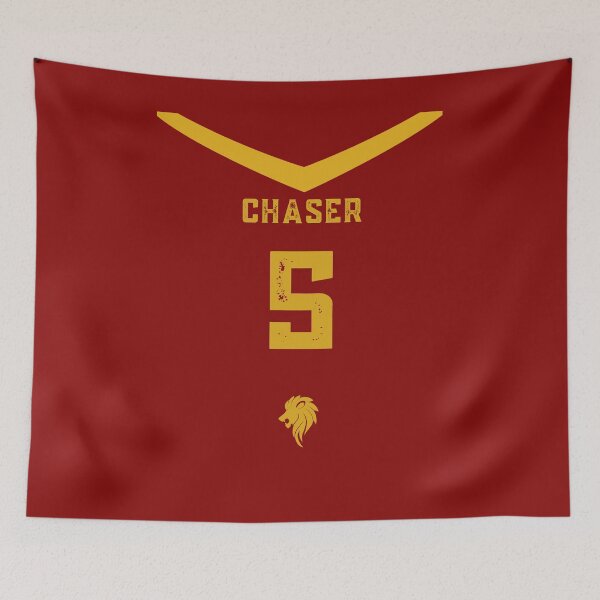Item preview, Chaser 5 Red and Golden Jersey designed and sold by AlexWolfDesigns.