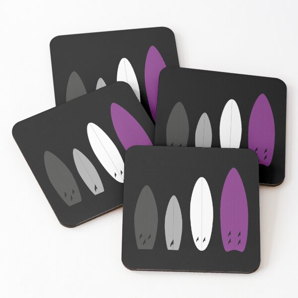 Item preview, Ace Asexual Surfer Pride Gift, Demisexual Greysexual Surf, Asexual Surfboard Surfing, LGBT+ Surf board designed and sold by ArtsyloShop.