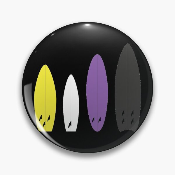 Item preview, Non Binary Surfer Pride Gift, NonBinary Enby Surf, Non Binary Enby Surfboard Surfing, LGBT+ Surf board designed and sold by ArtsyloShop.