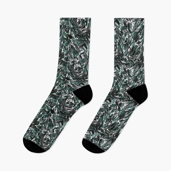 Item preview, Teal Gray Black Metallic Abstract Art designed and sold by hopecope.