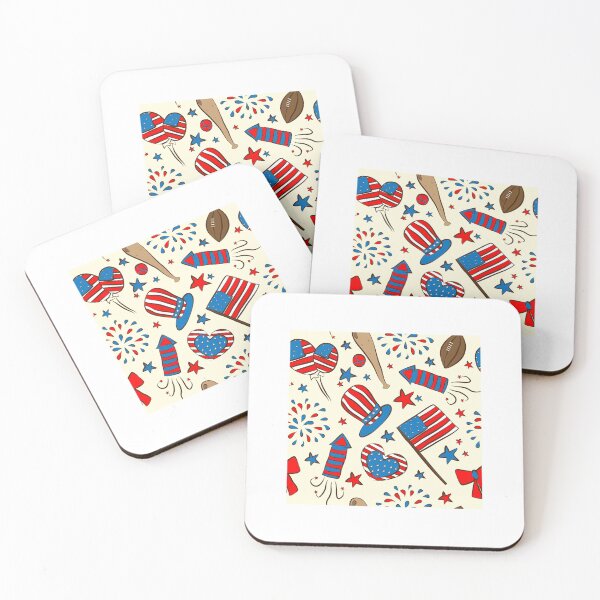 Item preview, American independence drawing color pattern designed and sold by WaveOcean123.