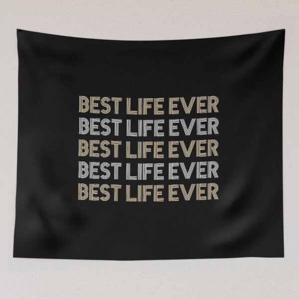 Item preview, BEST LIFE EVER. Stripes  designed and sold by KA DESIGNS.