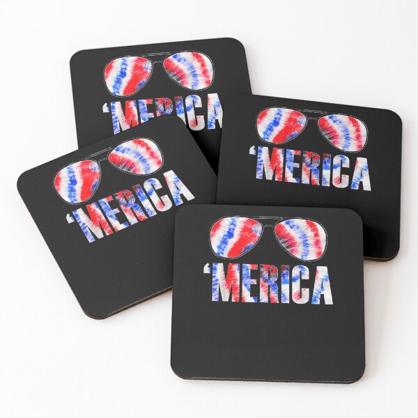 Item preview, 4th Of July Merica American Flag Tie Dye Sunglasses designed and sold by lydiamoranart.