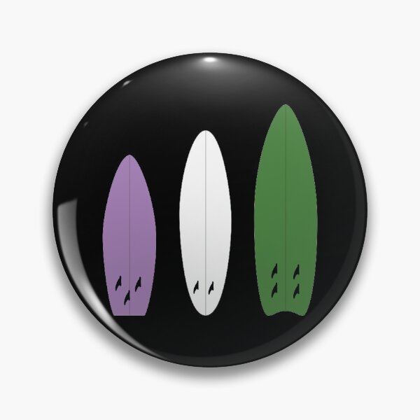 Item preview, Queer Surfer Pride Gift, GenderQueer Women Men Surf, Gender Queer Surfboard Surfing, LGBT+ Surf board designed and sold by ArtsyloShop.
