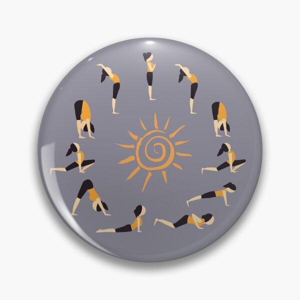 Item preview, Surya Namaskar / Sun Salutation Design designed and sold by Design-Whispers.