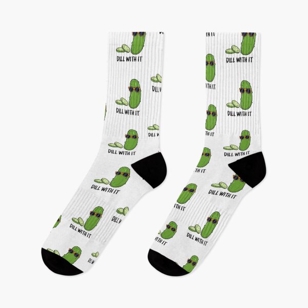 Item preview, Dill With It Funny Dill Pickle Puns  designed and sold by punnybone.