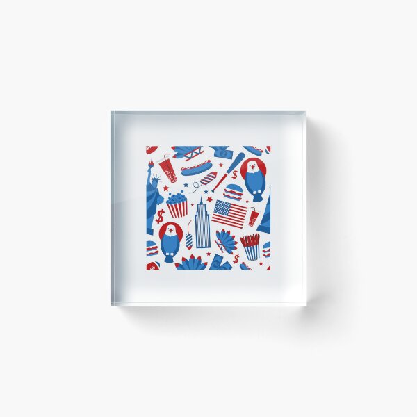 Item preview, USA set vector pattern designed and sold by WaveOcean123.