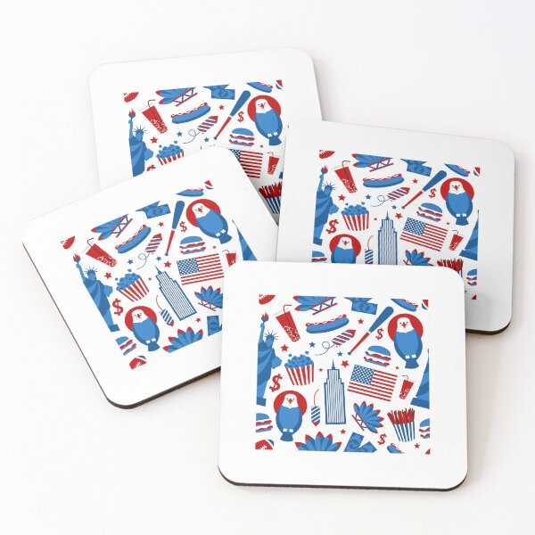 Item preview, USA set vector pattern designed and sold by WaveOcean123.
