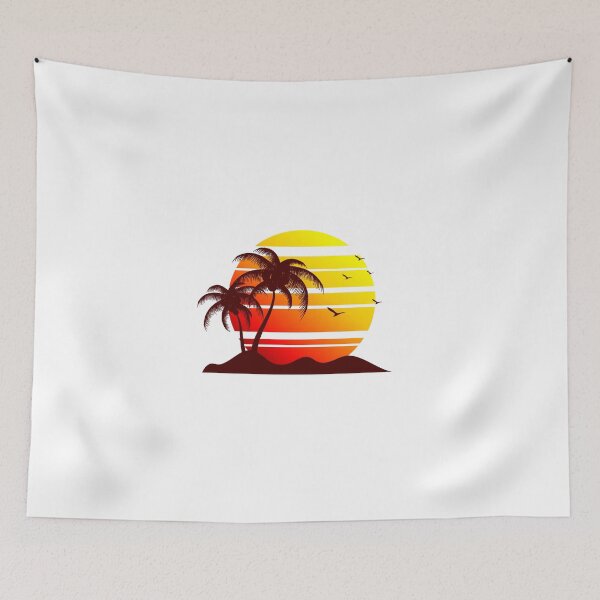Item preview,  "Sun And Seaside " by DEXTART as a Sticker designed and sold by Dextart.