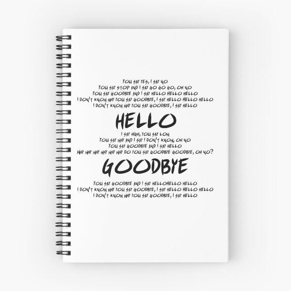 Item preview, Hello Goodbye designed and sold by Celesten.