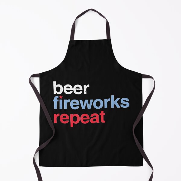 Item preview, Beer Fireworks Repeat Star Funny July 4th Fireworks T-Shirt designed and sold by CyntoyaTatum.