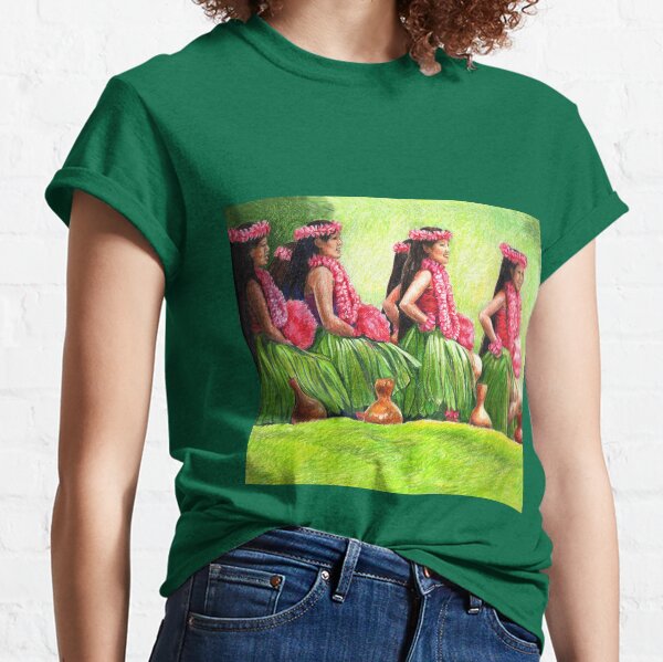 Hapa Haole Hula Dancers Classic T-Shirt