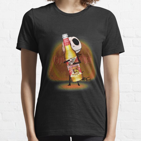 Nightmare Before Christmas Halloween Whiskey Jack Skellington's Brewery Halloween T-shirt Cute Skeleton Large Shirt Kids