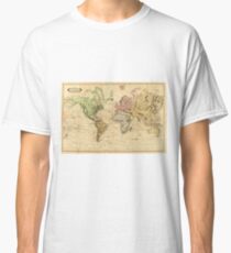 Vintage Map of The World (1831) Classic T-Shirt