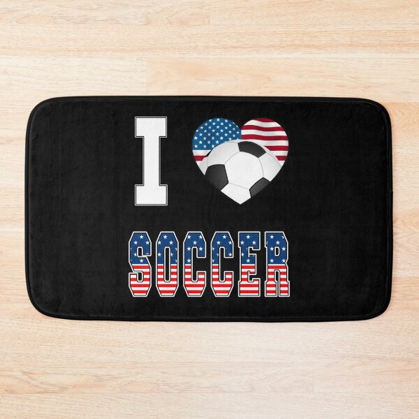 Item preview, I Love Soccer T shirt USA Soccer Tee Shirt Men Women Kids designed and sold by Optimus-Designs.