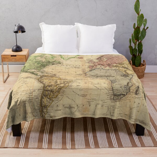 Item preview, Vintage Map of The World (1831)  designed and sold by BravuraMedia.