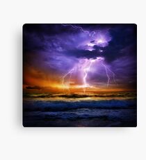 Illusionary LIghtning Canvas Print