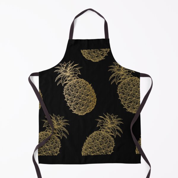 Item preview, Golden Pineapple Seamless Pattern designed and sold by IshitaPoint.