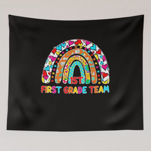 Item preview, 1st First Grade Team Teacher Student Back To School Rainbow designed and sold by Vanno1.