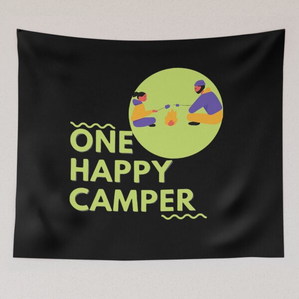 Item preview, One happy camper-colorful classic designed and sold by AmineMorchid.