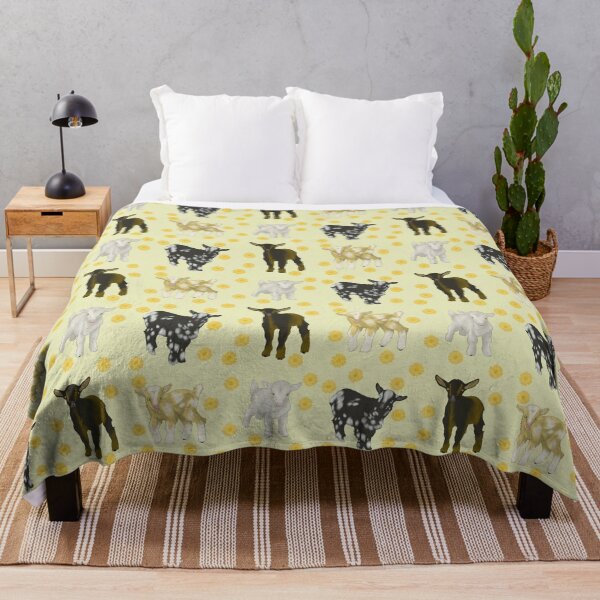 Item preview, Baby Goats Sunflowers Pattern designed and sold by Ashley Gagnon.