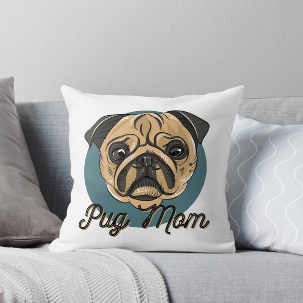 Item preview, Pug mom - cute designed and sold by MotherOfBears.