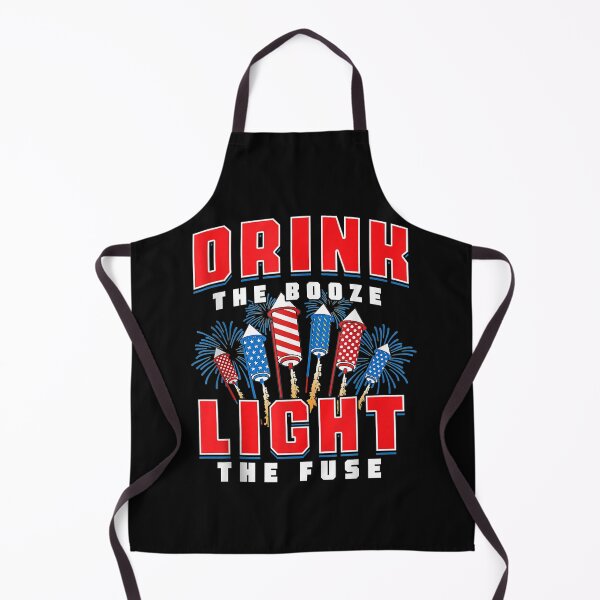 Item preview, Drink The Booze Light The Fuse 4th of July Fireworks USA T-Shirt designed and sold by CyntoyaTatum.
