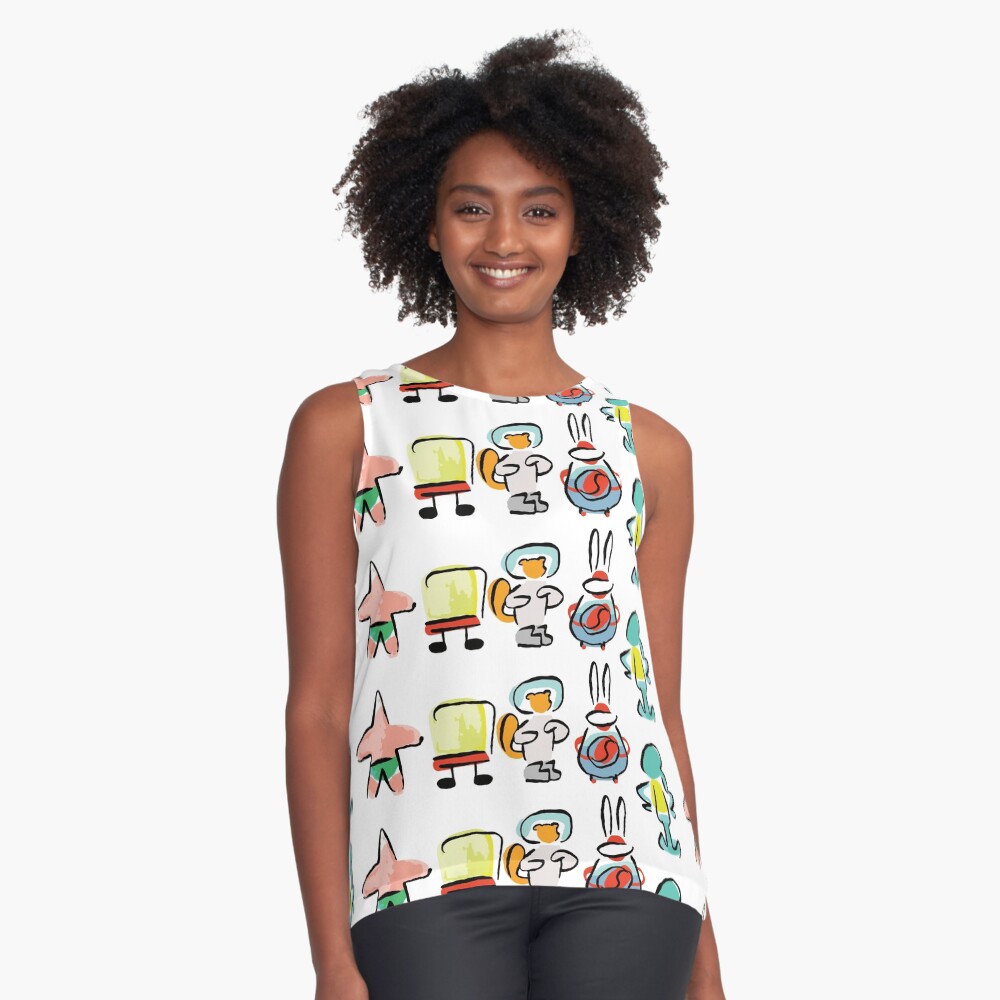 Item preview, Sleeveless Top designed and sold by RoufXis.