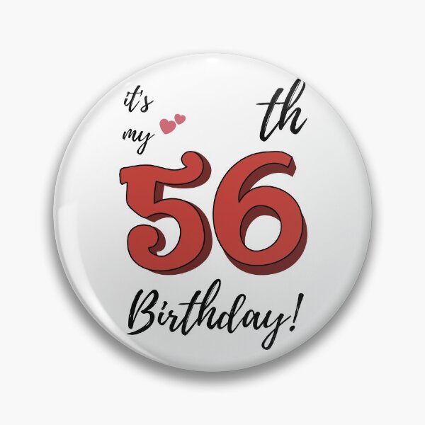 Item preview, It's My 56th Birthday quote designed and sold by WayneTower.